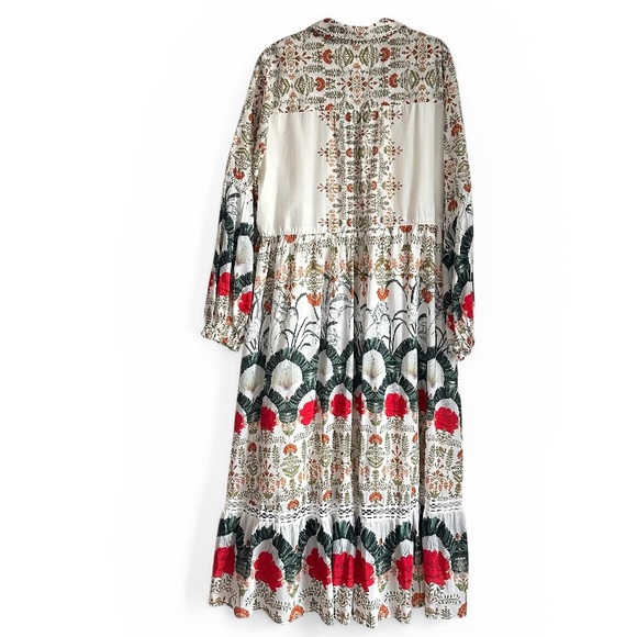 Anthropologie Women’s Eleanora Buttondown Maxi Shirt Dress Size XL - Picture 3 of 13